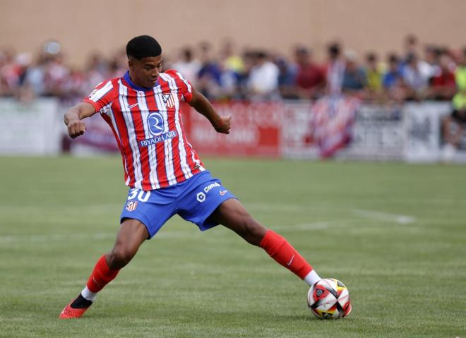 Santiago Mouriño, en un amistoso con el Atlético de Madrid (Foto: ATM).