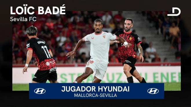 Loic Badé, Jugador Hyundai del Mallorca-Sevilla.