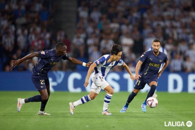Kubo, en el Real Sociedad-Alavés (Foto: LaLiga).