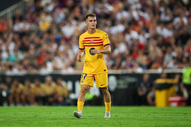 Marc Casadó, en un partido con el Barça (Foto: Cordon Press).