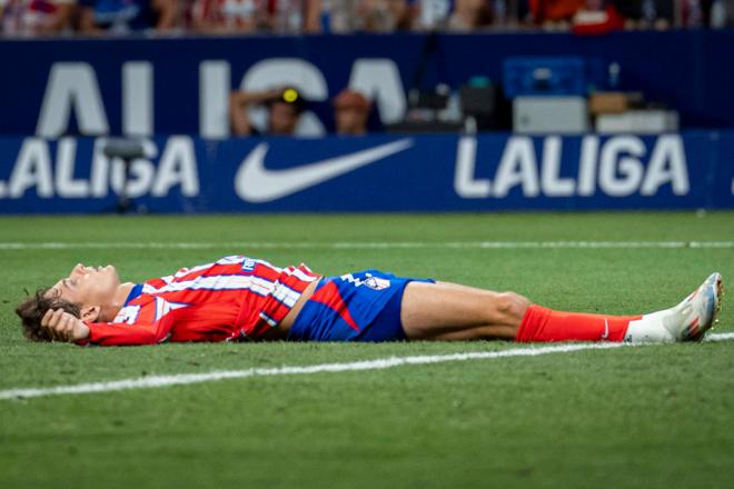 Rodrigo Riquelme, tras la última ocasión en el Atlético-Espanyol (Foto: Cordon Press).