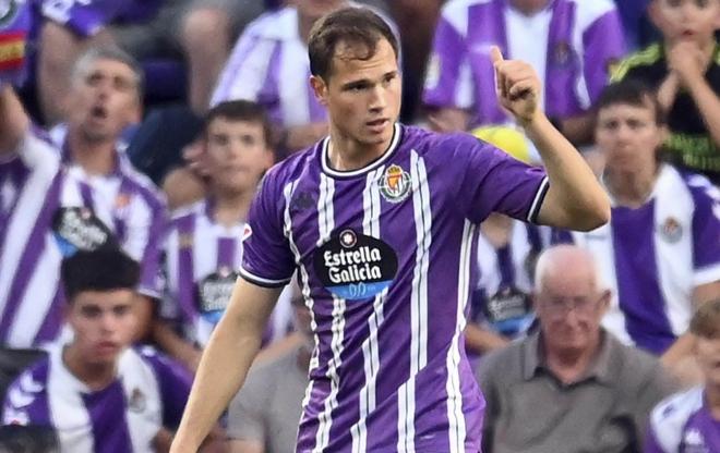 Juanmi Latasa, en el Valladolid - Leganés (Foto: LALIGA).