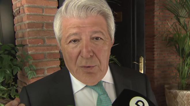 Declaraciones de Cerezo antes de la comida entre directivas de Atlético y Espanyol.