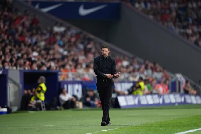 Cholo Simeone, en el Atlético de Madrid - Espanyol (Foto: Europa Press)