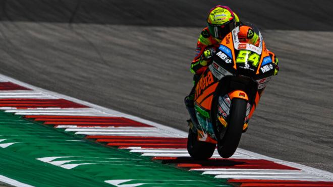 Fermín Aldeguer, en el Mundial de Moto2 (Foto: Cordon Press).