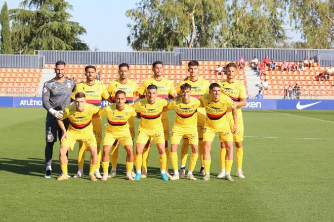 El Atlético Sanluqueño, en su estreno liguero.