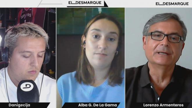 Lorenzo Armenteros, médico de familia, en el canal de Twitch hablando sobre las pausas de hidratación