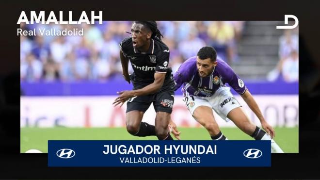 Selim Amallah, Jugador Hyundai del Valladolid - Leganés.