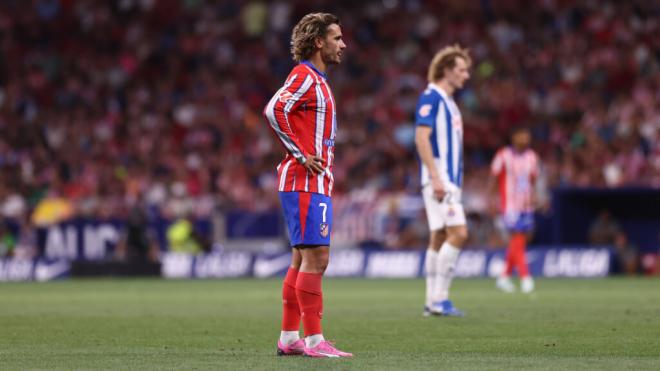 Antoine Griezmann, durante el partido contra el Espanyol (EuropaPress)