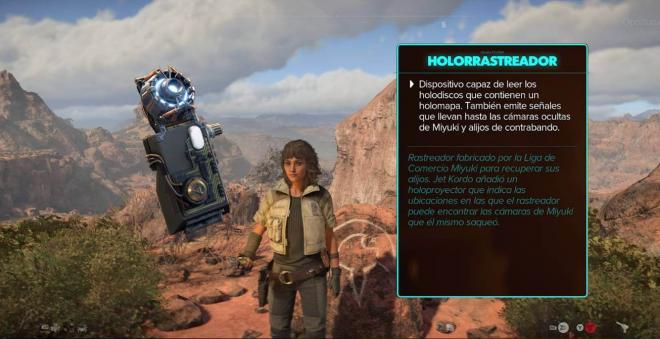 Aprender a usar el holorrastreador, un pequeño reto en Star Wars Outlaws