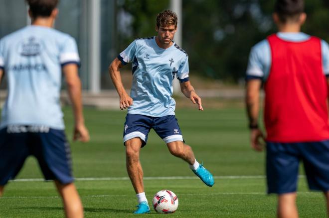 Primer entrenamiento de Marcos Alonso (Foto: RC Celta).