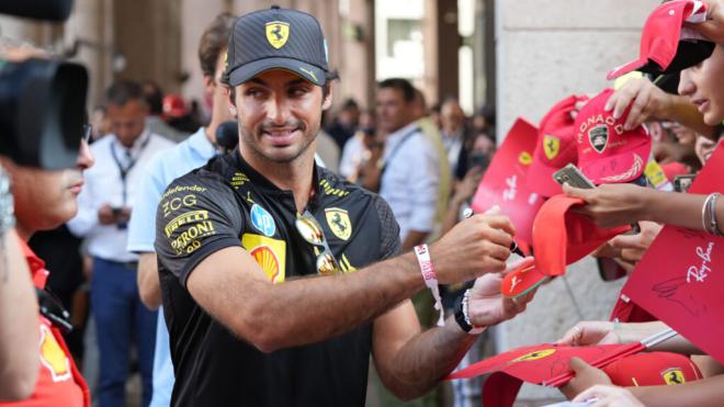 Carlos Sainz, antes del GP de Italia en Monza (Foto: Cordon Press)