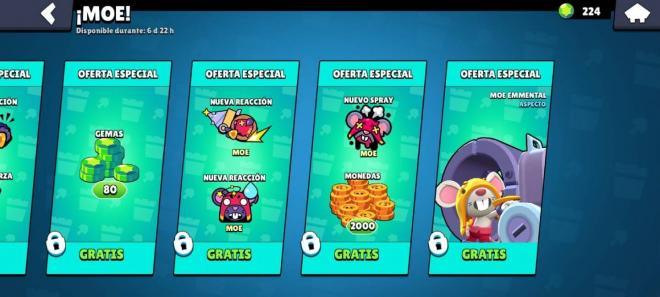 La oferta y recompensas de Moe, el nuevo brawler mítico de Brawl Stars