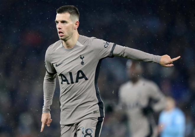 Giovani Lo Celso con el Tottenham (foto: Cordón Press).