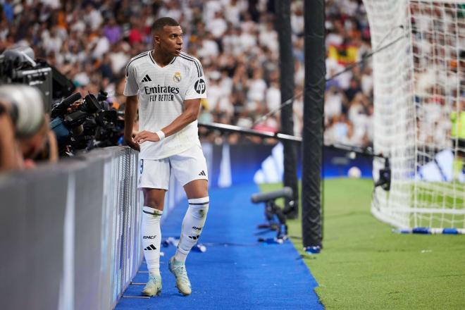 Kylian Mbappé, en un partido con el Real Madrid (Foto: Cordon Press).