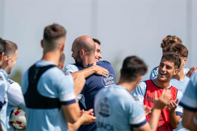 Felicitaciones a Mingueza por su convocatoria con la selección (Foto: RC Celta).