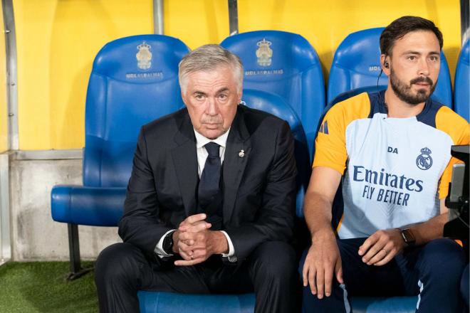 Ancelotti, antes del Las Palmas-Real Madrid (Foto: Cordon Press).