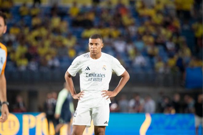 Kylian Mbappé, antes del Las Palmas-Real Madrid (Foto: Cordon Press).