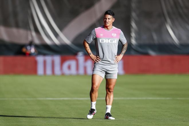 James Rodríguez con el Rayo Vallecano (Europa Press)