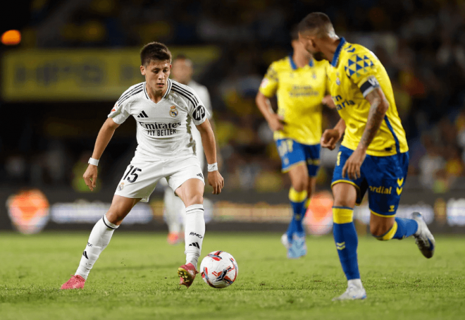 Arda Güler, en el partido ante Las Palmas (Foto: RM).