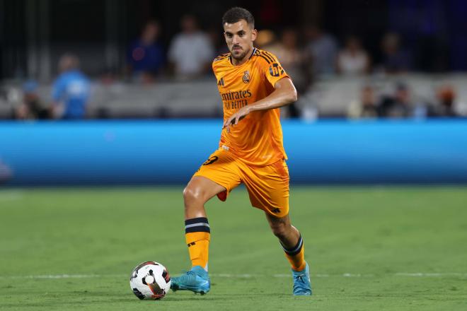 Dani Ceballos, en un partido con el Real Madrid (Foto: Cordon Press).