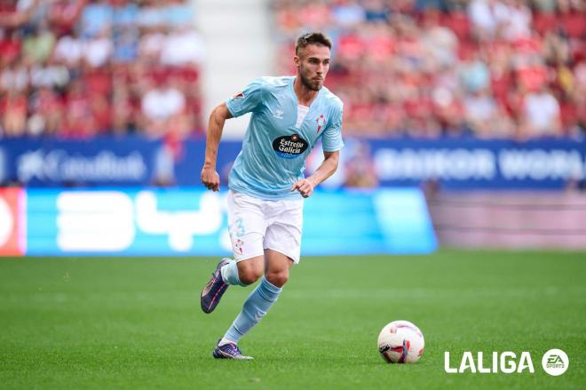 Óscar Mingueza, en el Osasuna - Celta (Foto: LALIGA).