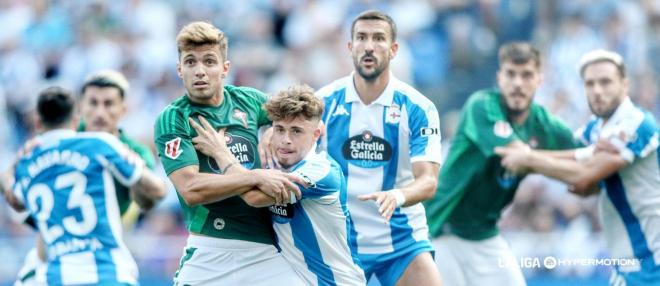 Lance del Dépor - Racing de Ferrol (Foto: LALIGA).