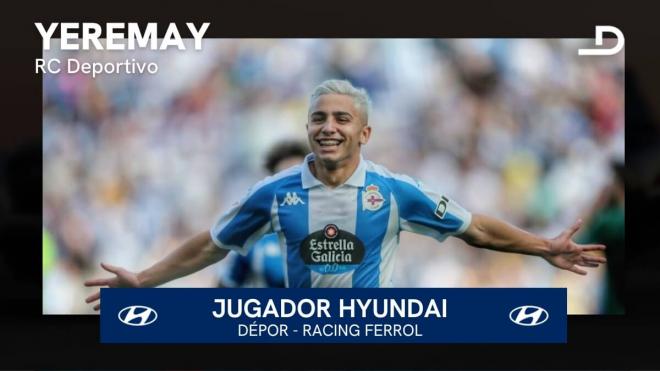 Yeremay, Jugador Hyundai del Dépor - Racing de Ferrol.