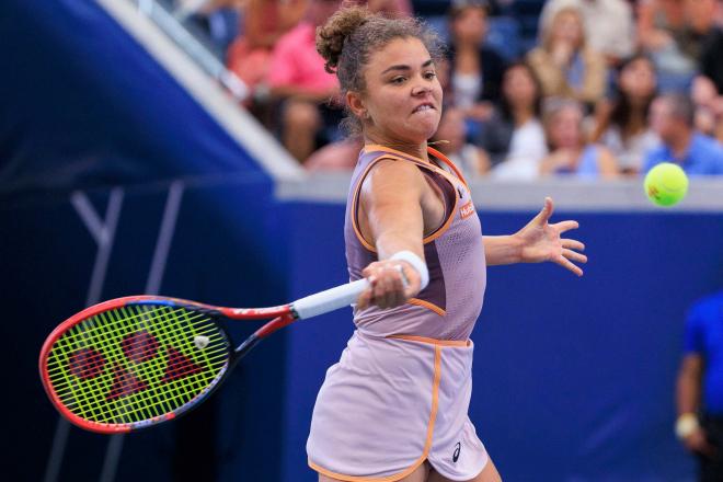 Yulia Putintseva, en el partido contra Jasmine Paolini en el US Open (Cordon Press)