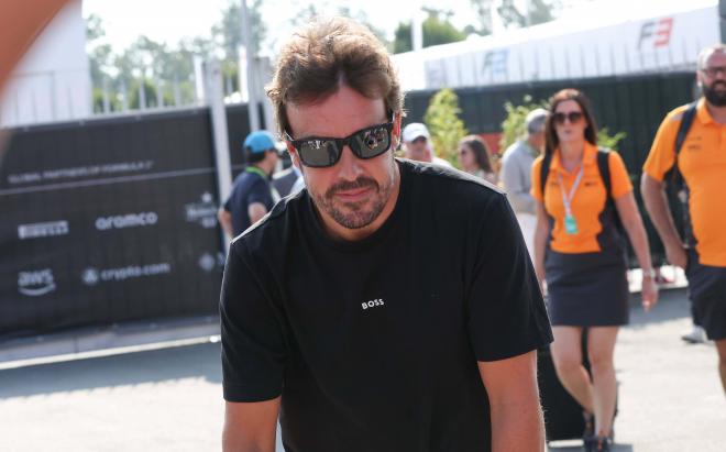 Fernando Alonso en el GP de Italia (Foto: Cordon Press)