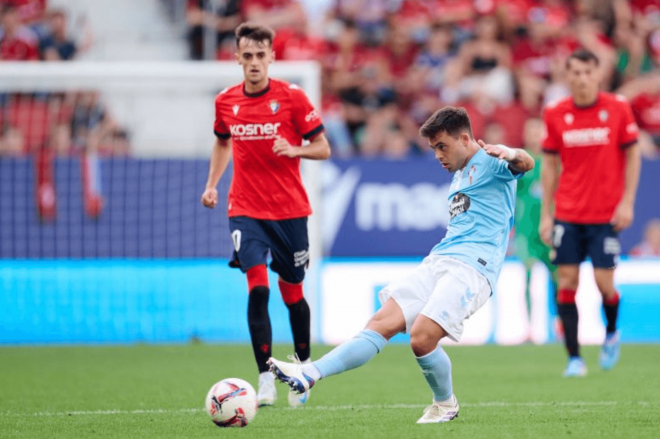 Fran Beltrán ante Osasuna (Foto: LaLiga).