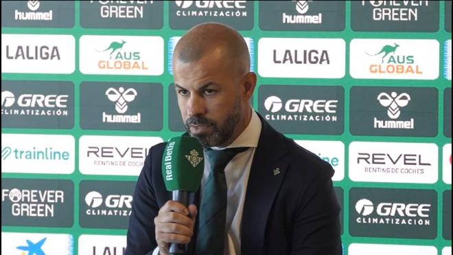 Manu Fajardo, director deportivo del Real Betis.