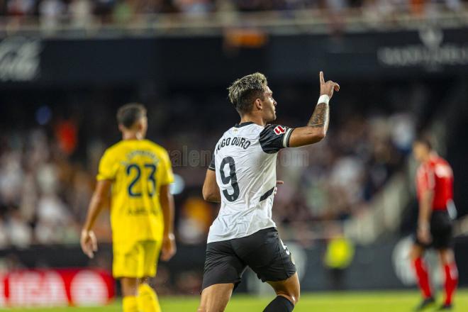 Hugo Duro, el '9' del Valencia CF (Foto: VCF).