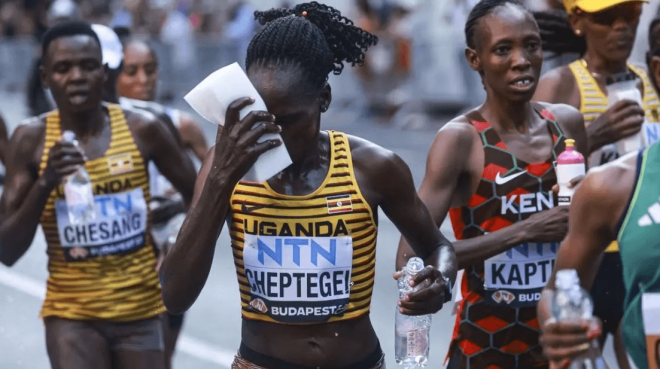 Rebecca Cheptegei, en una prueba (FOTO: EFE).