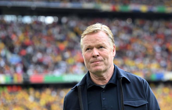 Ronald Koeman, en un partido de Países Bajos (FOTO: Cordón Press).