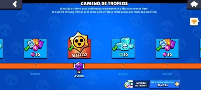 El Camino de Trofeos de Brawl Stars