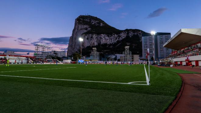 Estadio Victoria, donde se disputó último Gibraltar-Andorra (foto: Cordon Press).