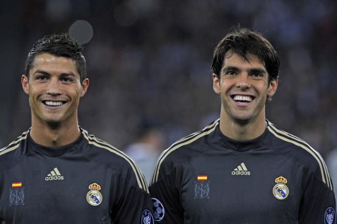 Cristiano Ronaldo y Kaka ante el Zurich (Foto: Cordon Press)