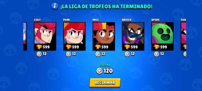 El reinicio de trofeos en Brawl Stars