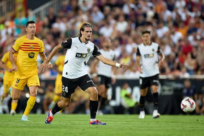 Yarek Gasiorowski, ante el FC Barcelona (Foto: Cordon Press).