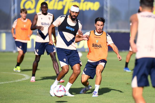 Fali, en la sesión de este martes (Foto: Cádiz CF).