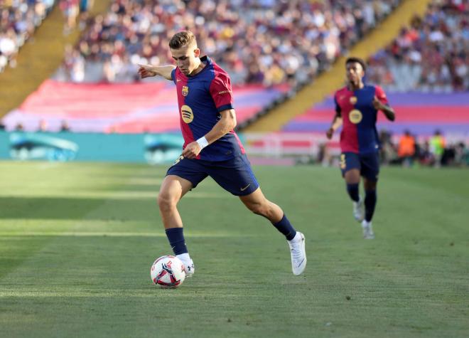 Fermín López, en un partido del Barcelona (Foto: Cordon Press).