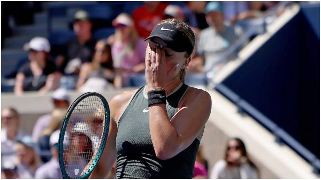 Paula Badosa, en el US Open.