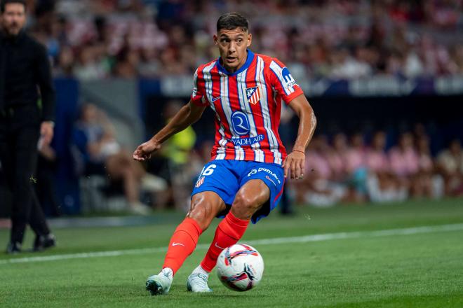 Nahuel Molina, en un partido del Atlético de Madrid (Foto: Cordon Press).