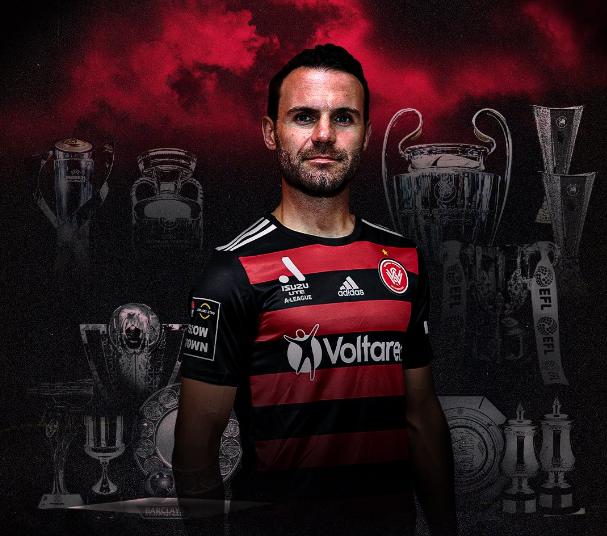 Juan Mata ficha por el Western Sydney Wanderers.