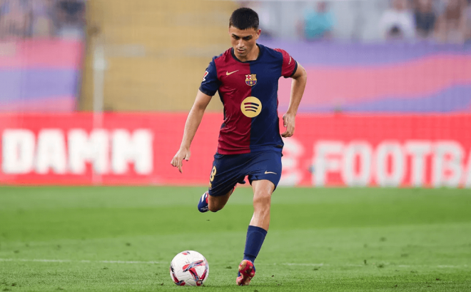 Pedri, en un partido con el Barça (Foto: FCB).