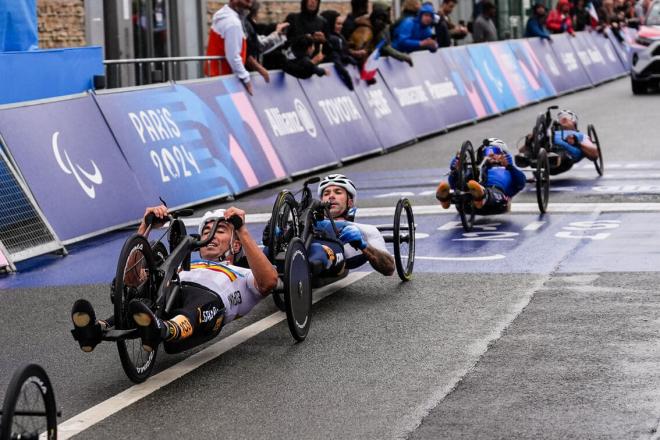 Luis Miguel García-Marquina compite en París 2024.