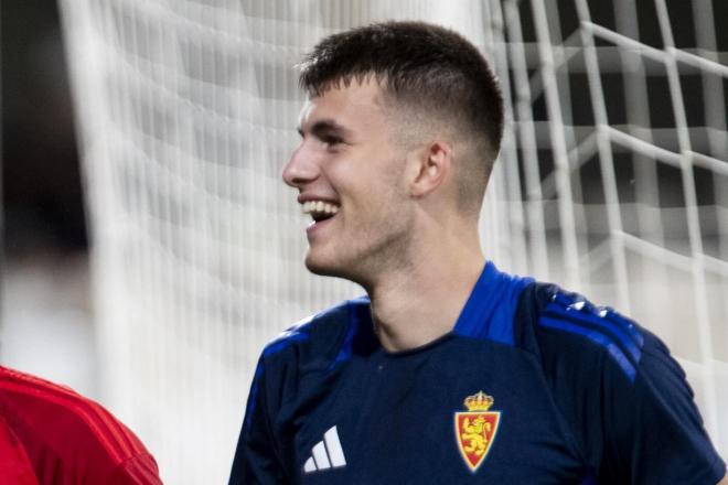 Samed Bazdar, en el Real Zaragoza (Foto: LALIGA).