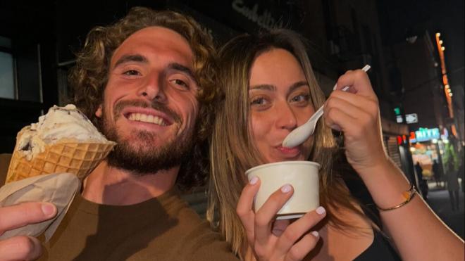 Stéfanos Tsitsipas y Paula Badosa en Nueva York (Fuente: @stefanostsitsipas98)