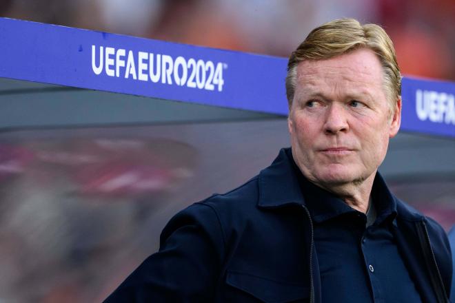 Ronald Koeman, en un partido con los Países Bajos en la Eurocopa (Foto: Cordon Press).